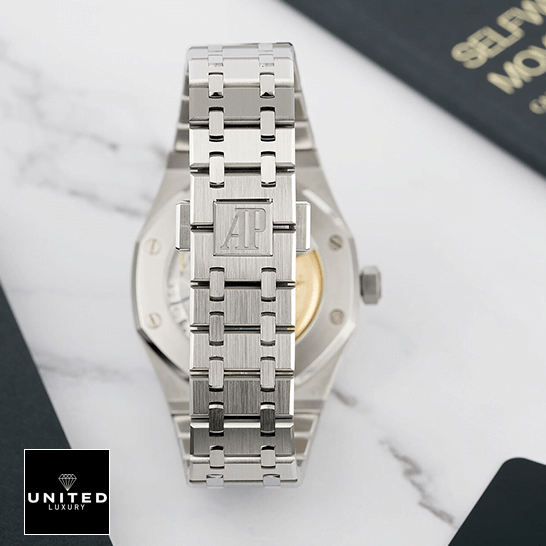 Audemars Piguet Royal Oak 15403IP.OO.1220IP.01 Replica 1 Audemars Piguet Stainless Steel Bracelet Replica uspdeiv view