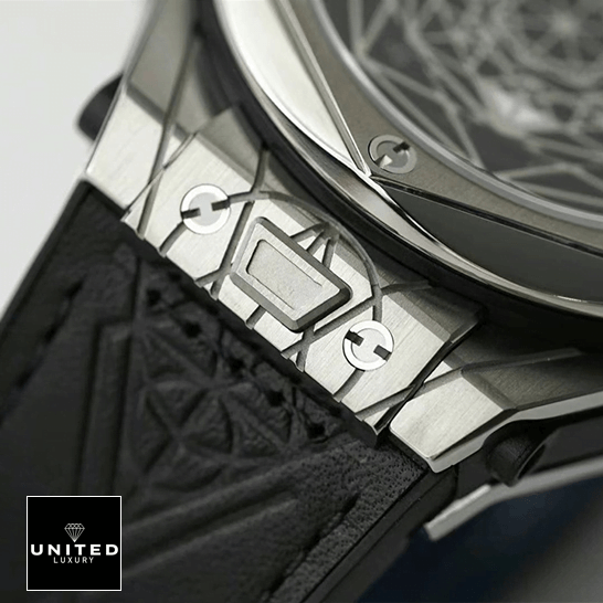 Hublot Sang Bleu Replica 3 Hublot Big Bang Sang Blue 415.NX_.1112.VR Replica black rubber bracelet