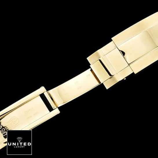 Rolex GMT-Master II 11678LN Yellow Gold Green Dial oyster Replica 5 Rolex GMT Master Gold Clasp