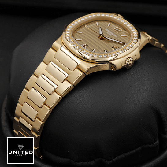 Patek Philippe Nautilus 7010/1R-012 Replica 7 Patek Philippe Nautilus Rose Gold Dial Replica in the black box