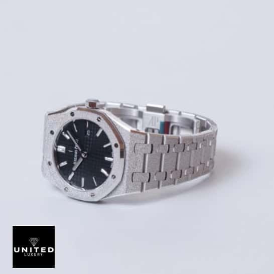 Frosted AP Replica 5 AP Frosted White Gold 67653BC.GG.1263BC.02 Black Dial Replica