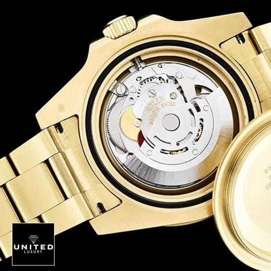 Rolex GMT-Master II 11678LN Yellow Gold Green Dial oyster Replica 6 Rolex GMT Master replica swiss mechanism inside