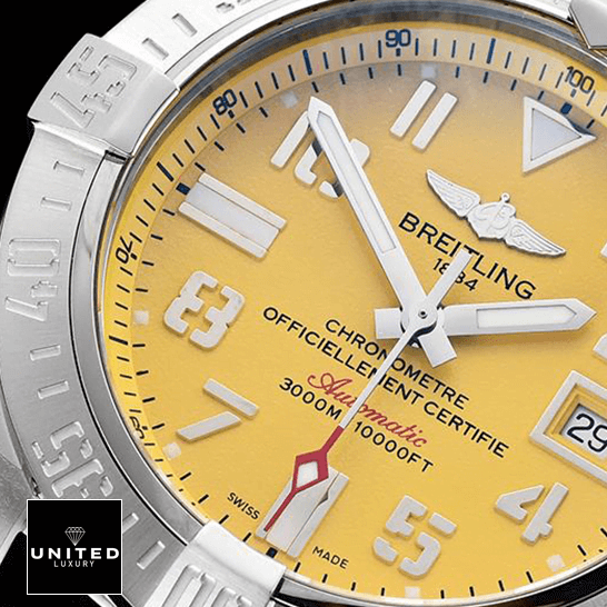 Breitling Avenger II Seawolf A1733110/I519 Replica 1 A17330 man yellow dial