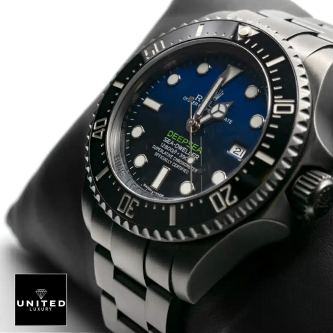 Rolex Deepsea Sea-Dweller Black PVD 116660 D-Blue Oyster Replica 1 Rolex Deepsea Sea-Dweller Black Venom 116660 Black Bezel Replica