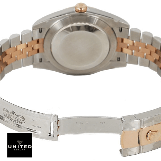 Rolex Datejust II 126331-0004 Chocolate Diamond Dial Replica 4 Rolex 126331 Rose Gold Steel Jubilee Bracelet Replica stainless steel case