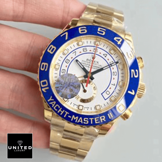 Rolex Yacht-Master 116688 II Yellow Gold Automatic Dial Oyster Replica 5 rolex_yacht_master_116688_II_yellow_gold_automatic_dial_oyster_left