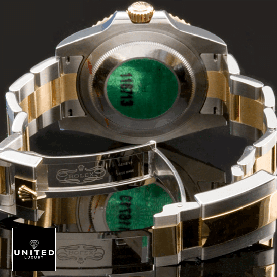 Rolex Gmt Two Tone Replica 3 Rolex GMT-Master II 116713 Stainless Steel Case Replica Open Fold Clasp