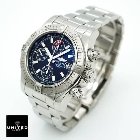 Breitling Super A13370 Replica 2 Breitling Super Avanger A11370 Replica Stainless Steel and Crown Pusher