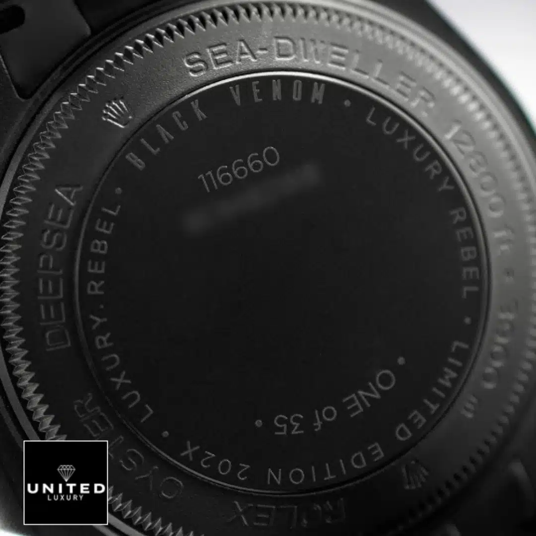Rolex Deepsea Sea-Dweller Black PVD 116660 D-Blue Oyster Replica 3 Rolex Deepsea Sea-Dweller Black Venom 116660 Black Case Replica