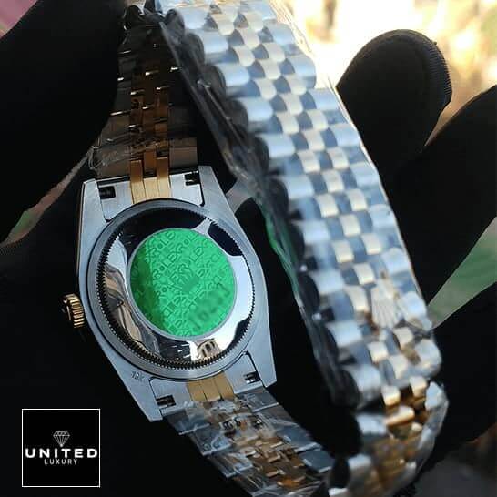 Rolex Day-Date 128238 Yellow Gold With Diamond Dial Replica 5 Rolex Day-Date 128238 MOP Two Tone Jubilee Replica stainless steel case