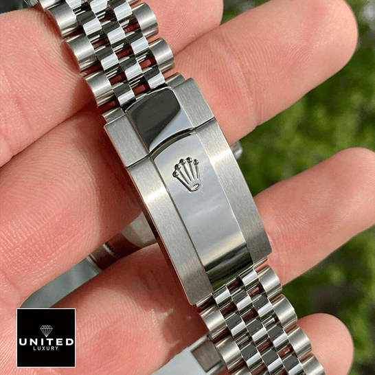 Rolex 126334 Replica 5 Rolex Datejust Stainless Steel Jubilee Bracelet Replica rolex logo on the buckle