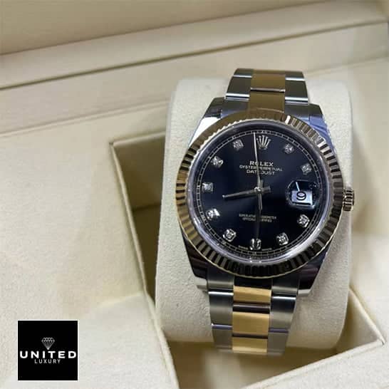 Rolex Datejust 126333 Replica 3 Rolex Datejust 126333-0005 Black Dial With Diamonds Replica