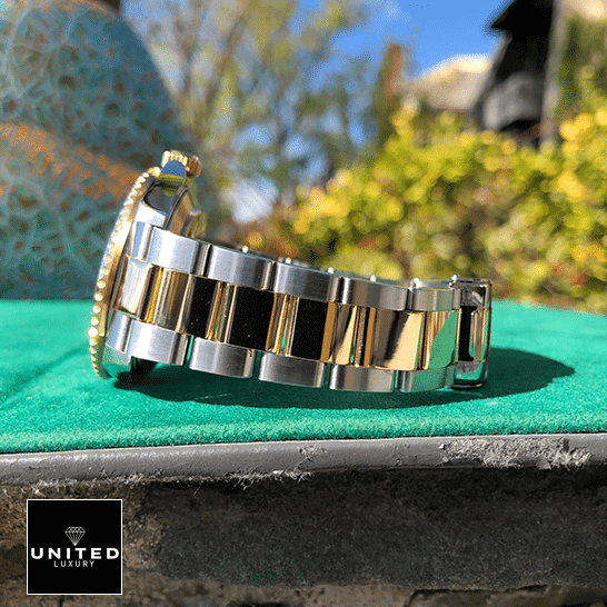 Rolex Submariner Serti Two Tone Stainless Steel Gold Diamond 16613 Replica 6 Rolex Submariner 16613 Two Tone Bracelet Replica