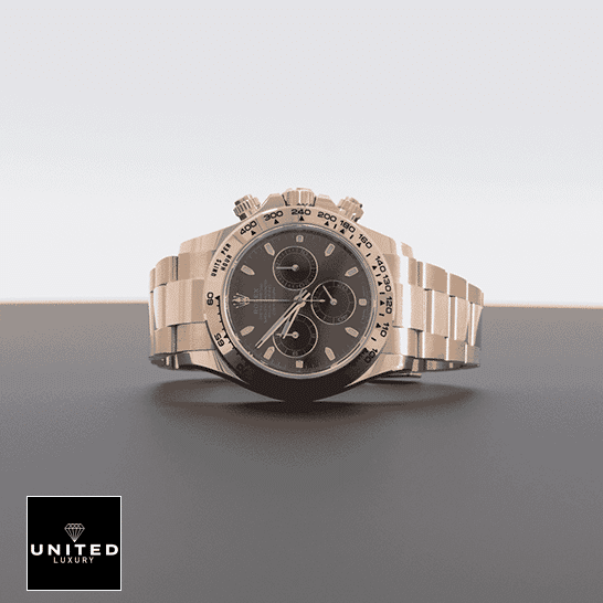 Rolex Daytona Cosmograph Brown Dial 116505-0013 Oyster Replica 3 Rolex Daytona Cosmograph 116505-0013 S.Steel Oyster Replica on the table