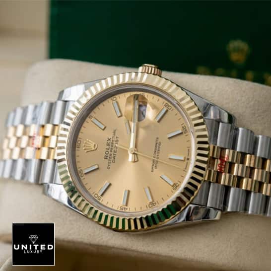 Rolex Datejust 116233 Champagne Dial Replica 5 Rolex Datejust 116233 Yellow Gold Dial Two Tone Jubilee Replica