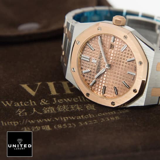 Two Tone AP Replica Watch 1 Two tone ap replica velvet floor view