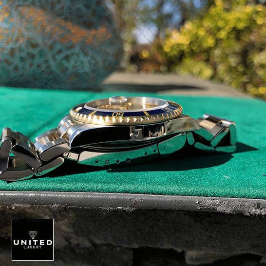 Rolex Submariner Serti Two Tone Stainless Steel Gold Diamond 16613 Replica 1 Rolex Submariner 16613 Two Tone Stainless Steel Case Replica