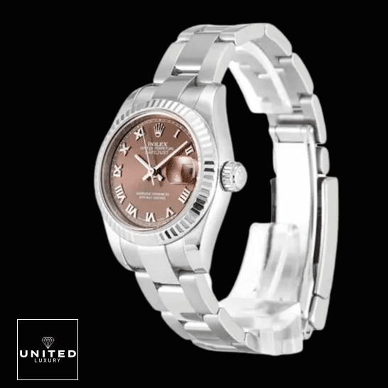 Rolex Lady Datejust Replica 3 Rolex Datejust 179179 Bronz Dial with Romen Numerial Fluted Bezel Replica