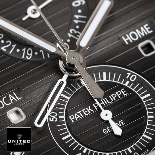Patek Philippe Travel Time Steel Replica 4 Patek Philippe Geneve Black Dial Replica close analog view