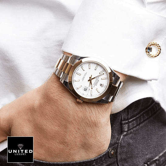 Rolex 126303 Replica 1 Rolex 126303-0015 Datejust Replica on the man