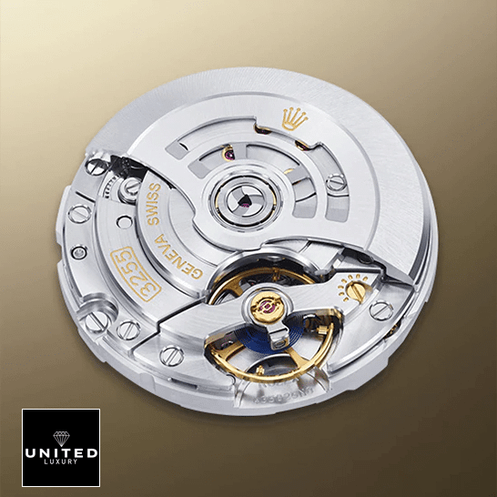 Rolex Day-Date 228348RBR KW Yellow Gold & Diamonds Champagne Dial Replica 3 Rolex 3255 caliber replica