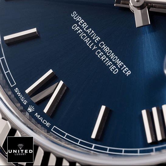 Day-Date 228239 Replica 3 Rolex Day-Date 40 228239 Blue Dial Romen Numerial Replica