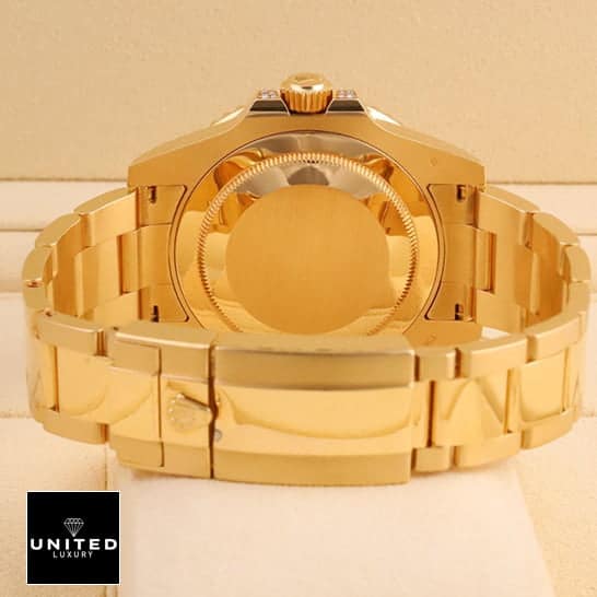 Rolex Gold Diamond Watch Replica 7 Rolex GMT-Master 116758SA Yellow Gold Case Replica