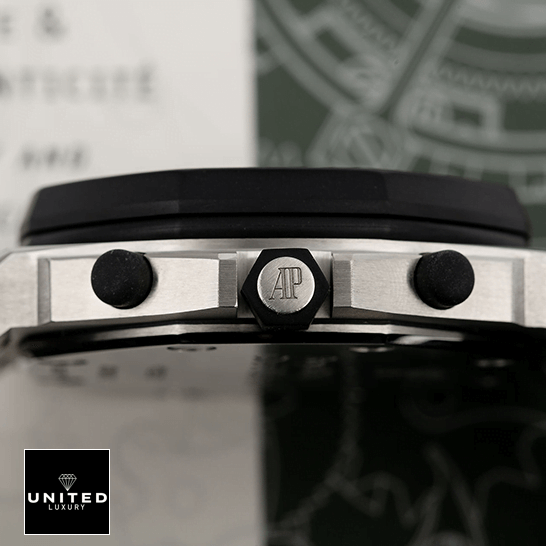 Audemars Piguet Royal Oak Offshore 25940SK.OO.D002CA.02.A Replica 4 AP Royal Oak 25940SK.OO_.D002CA.02 Stainless Steel Replica crown / push button