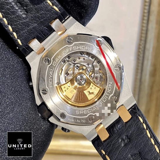 Audemars Piguet 3126 Replica 1 Audemars Piguet Royal Oak Offshore Steel Case Replica upside view