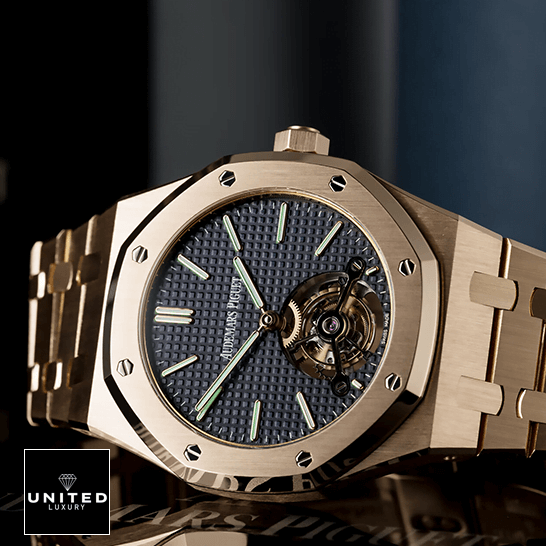 Audemars Piguet Royal Oak Tourbillon 26522OR.OO.1220OR.01 Replica 6 Ap Royal Oak Tourbillion 26522OR.OO Blue Dial Replica