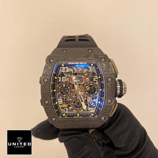 RM11-03 Replica 2 Richard Mille RM11-03 Automatic Winding Black Replica white background