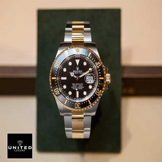 Rolex Sea-Dweller Two Tone Black Dial 126603-0001 Oyster Replica 1 Rolex Sea-Dweller 126603-0001 Replica Black Dial