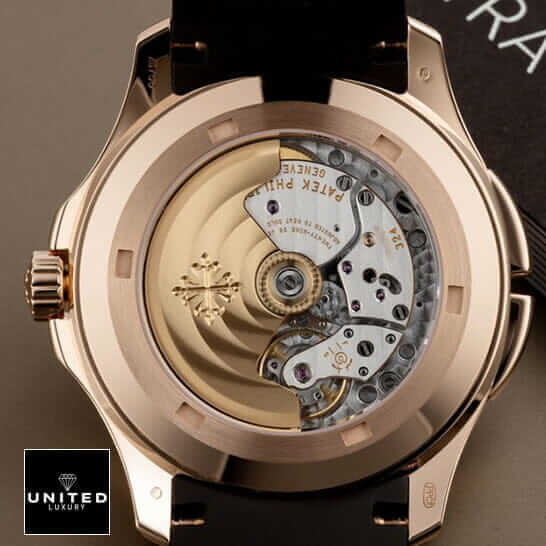 Patek Travel Time Replica 5 Patek Philippe Travel Time Gold Case Replica upside view