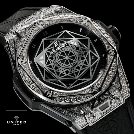 Hublot Iced Out Replica 3 Hublot Big Bang Titanium 415_NX_1112_VR_1704_MXM17 Replica front view