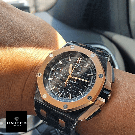 Audemars Piguet Royal Oak Offshore 26406FR.00.002CA.01 Replica 3 audemars_piguet_oak_offshore_queen_elizabeth_unitedluxury_man