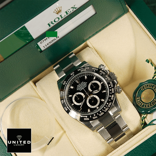 Rolex Daytona Stainless Steel Replica 5 Rolex Daytona 116500ln-0002 Replica in the Rolex Box & Guarantee Card