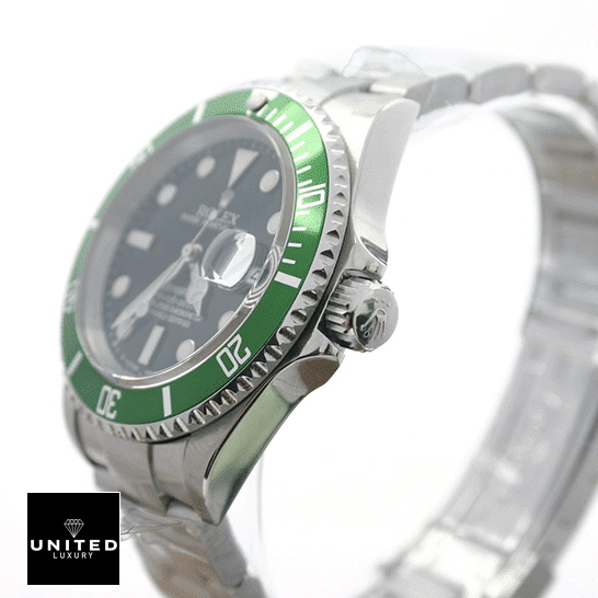 Rolex Submariner Date Black Replica 4 Rolex Submariner Date Kermit Black Dial Green Bezel 16610LV MK2 Replica