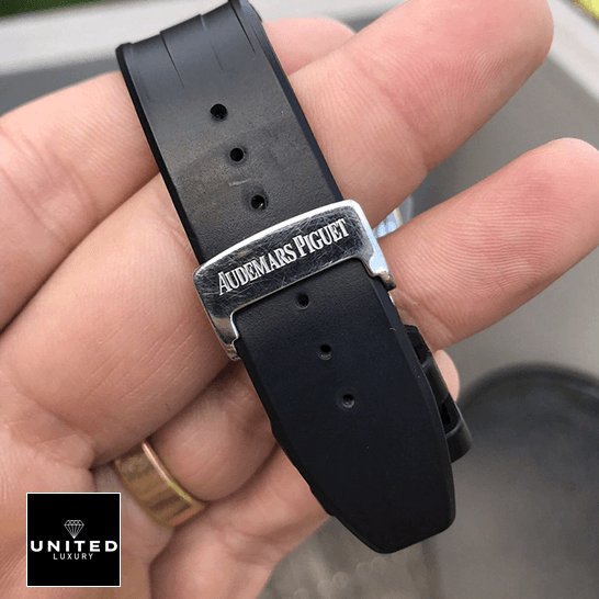 Audemars Piguet Royal Oak Offshore 25940SK.OO.D002CA.02.A Replica 6 Audemars Piguet Royal Oak 25940SK.OO_.D002CA.02 Black Rubber Replica steel clasp