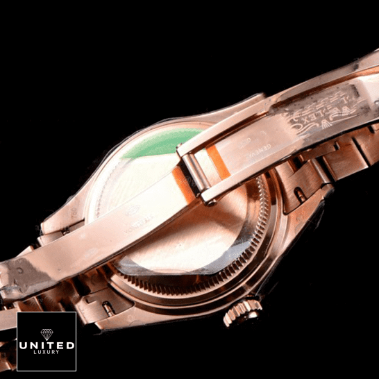 Rolex Everose Gold Replica 5 Rolex Lady Datejust Rose Gold 279175 Replica Open Fold Clasp