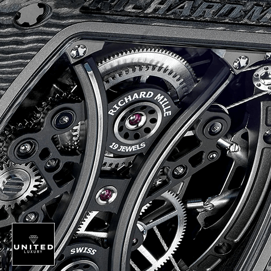 Pablo Mac Donough Replica 3 Richard Mille Tourbillion Pablo Mac 19 Jewels Replica mechanism view